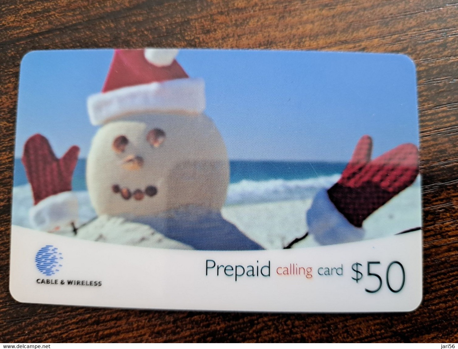 ST LUCIA   $ 50 ,- Stl-p4     SNOWMAN    Prepaid  MINT  Card  ** 10050 ** - Sainte Lucie