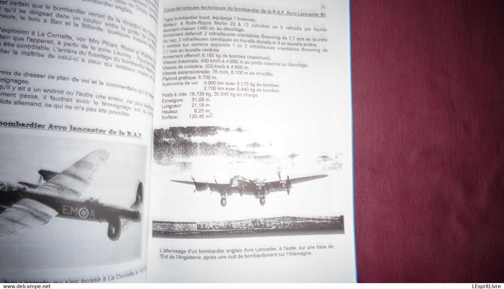 TERRE D' HERBEUMONT à ORCHIMONT N° 19 ter Régionalisme Semois Avion Chute Crash Paliseul Avro Lancaster 115 Guerre 40 45