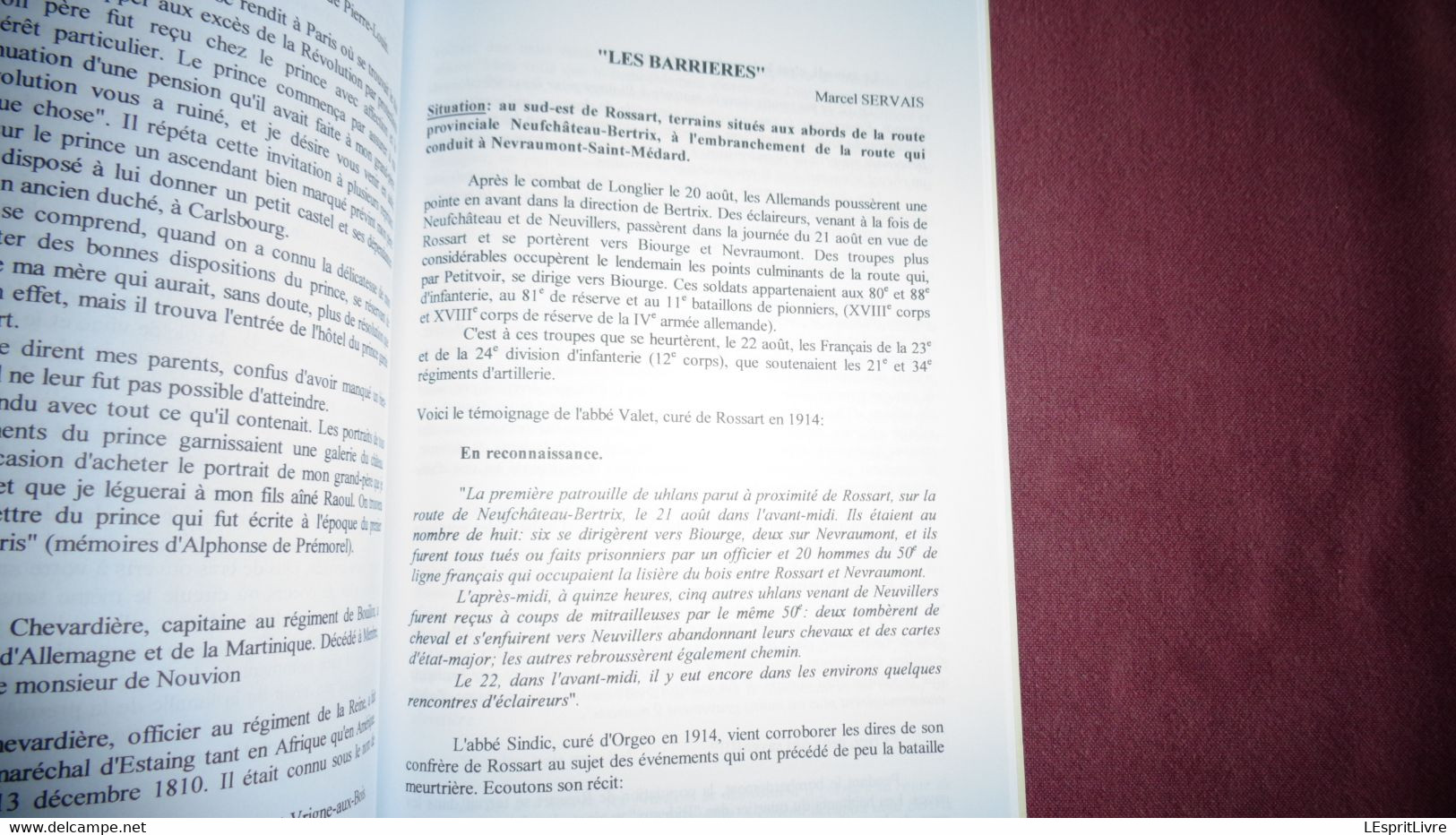 TERRE D' HERBEUMONT à ORCHIMONT N° 25 Régionalisme Semois Paliseul Membre De Prémorel Barrières Sugny Moulin Alle Curfoz