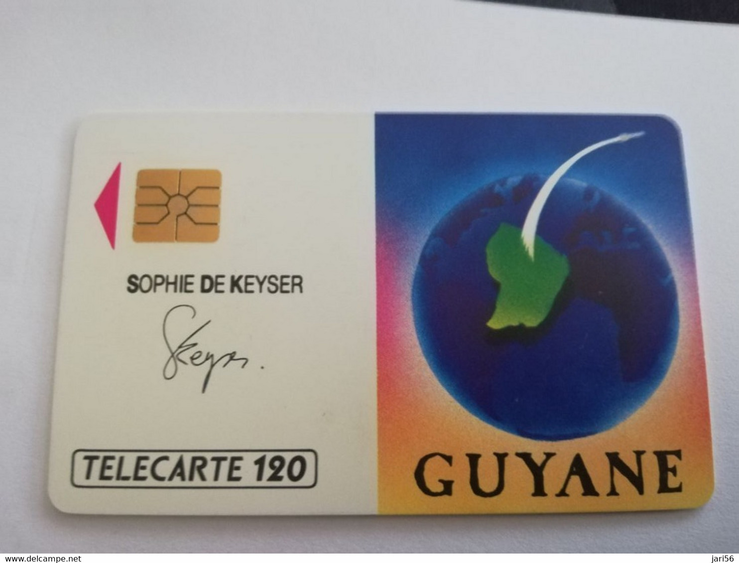 French Caribbean Phonecard St Martin CHIP Card 120 UNITS GUYANE ** 10077** - Antillas (Francesas)