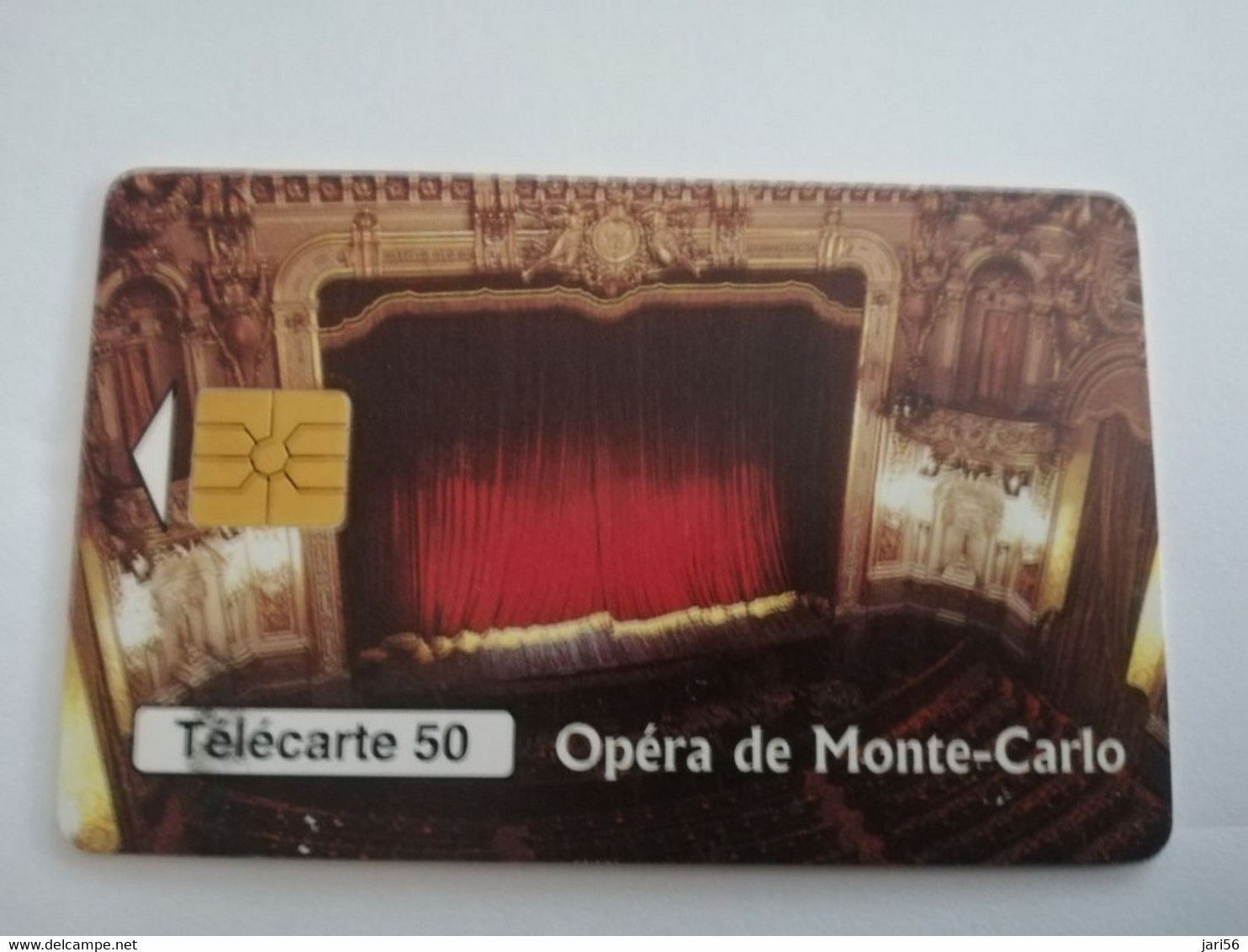 MONACO CHIPCARD  50 UNITS OPERA DE MONTE-CARLO / TIRAGE 52.000    Fine Used Card   ** 10079 ** - Mónaco