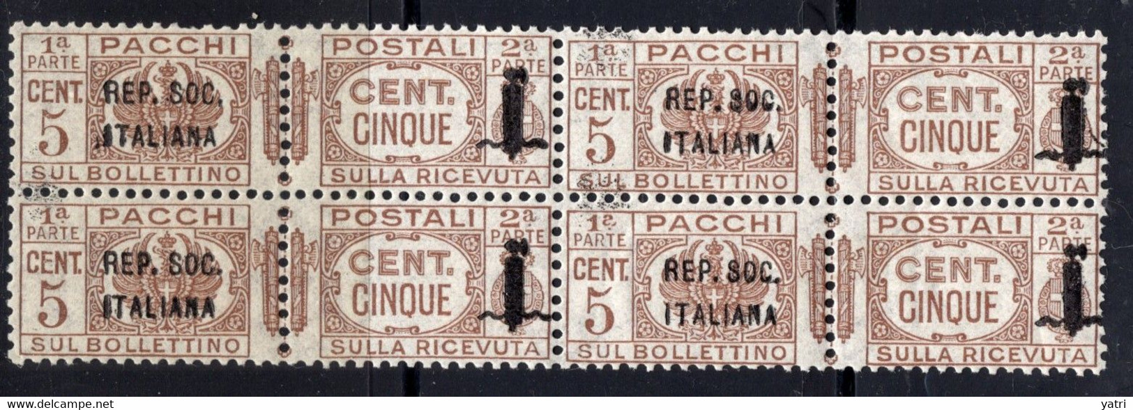 Repubblica Sociale (1944) - Pacchi Postali, 5 Cent. ** - Postal Parcels