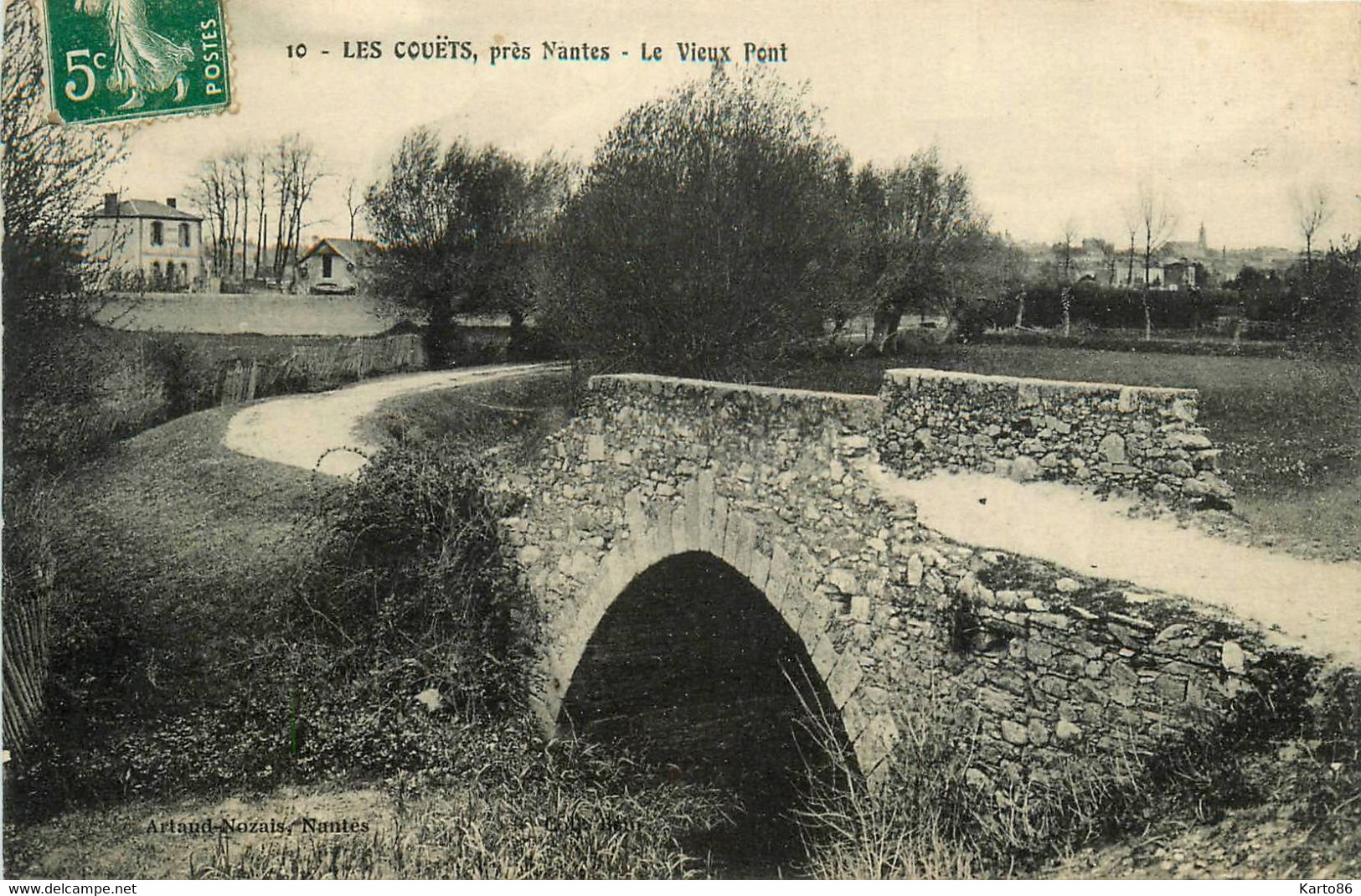 Bouguenais * Les Couets * Le Vieux Pont * Route Chemin - Bouguenais