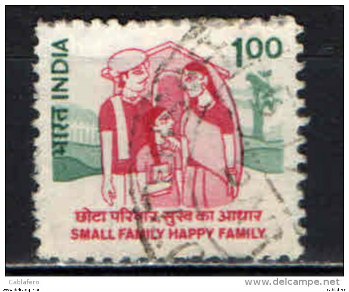 INDIA - 1994 - CONTROLLO DELLE NASCITE IN INDIA - USATO - Used Stamps