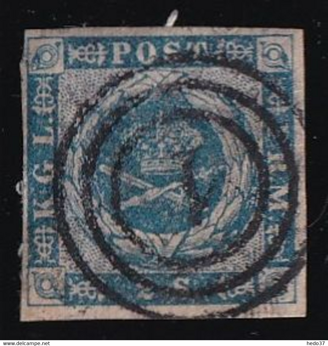 Danemark N°3 - Oblitéré - TB - Used Stamps