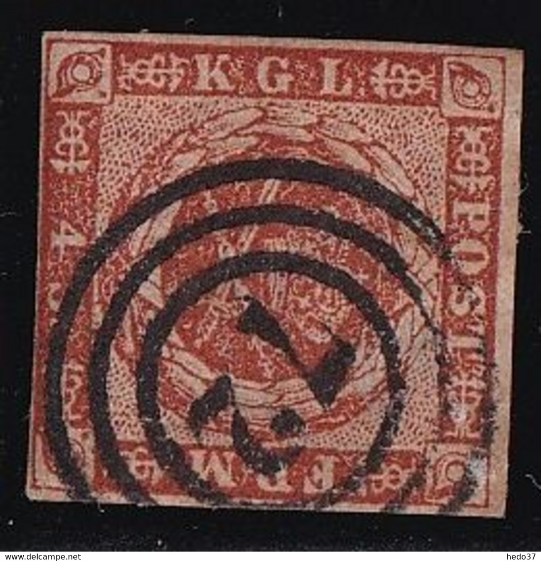 Danemark N°4 - Oblitéré - TB - Used Stamps