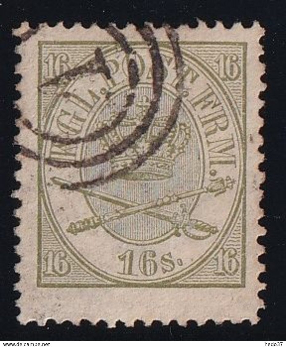 Danemark N°15 - Oblitéré - TB - Used Stamps