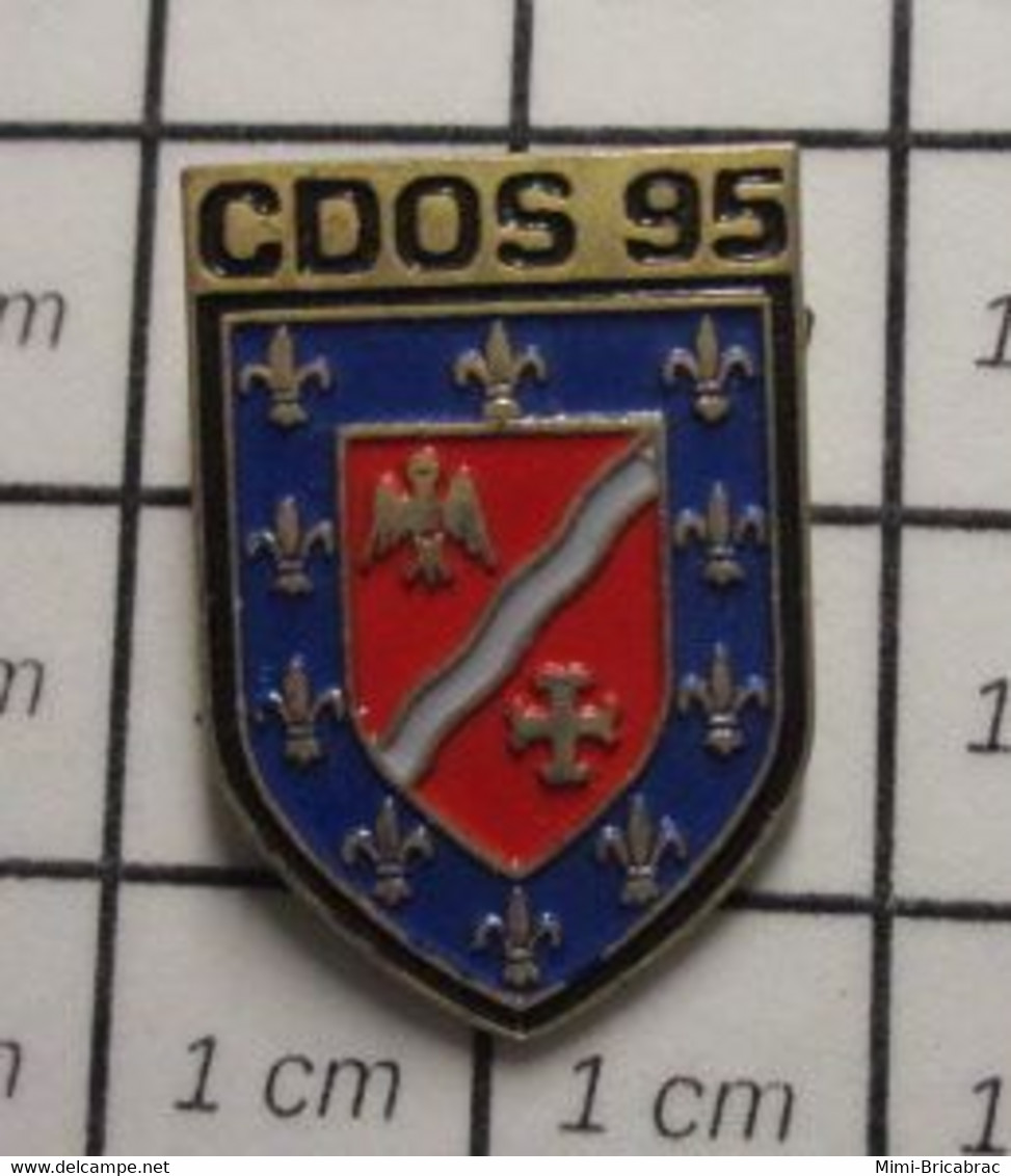 2722 Pin's Pins / Beau Et Rare / THEME : ADMINISTRATIONS / BLASON ECUSSON ARMOIRIES CDOS 95 - Administrations