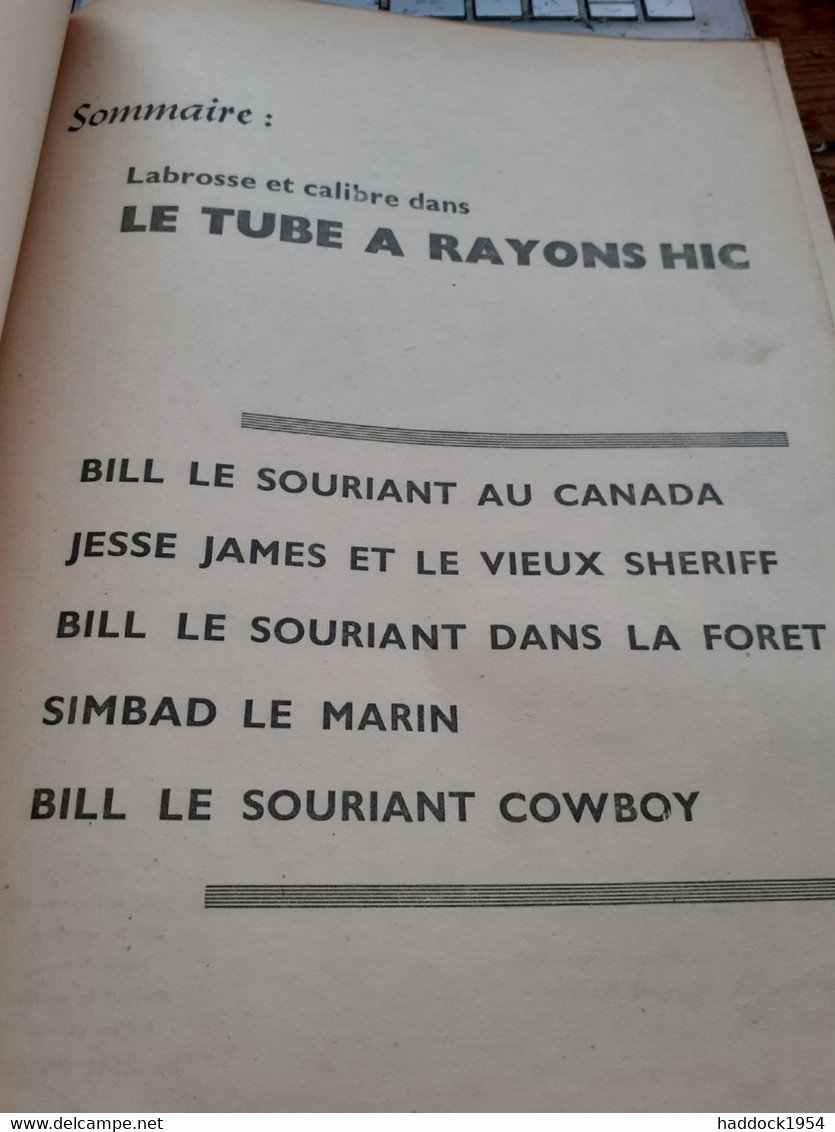 Le Tube à Rayons HIC SAMEDI JEUNESSE N°56 1962 - Samedi Jeunesse