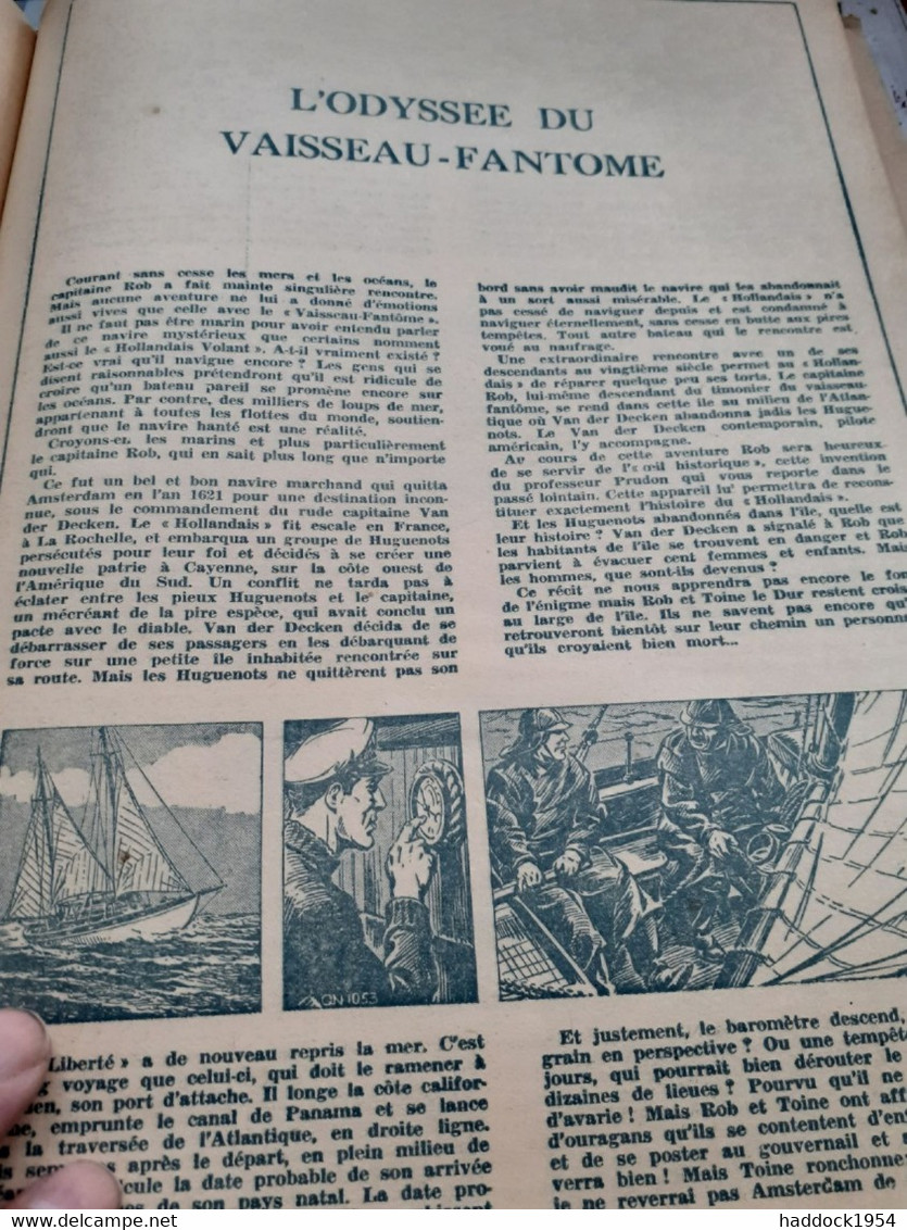 Les Aventures Du Capitaine ROB  SAMEDI JEUNESSE N°2 1957 - Samedi Jeunesse