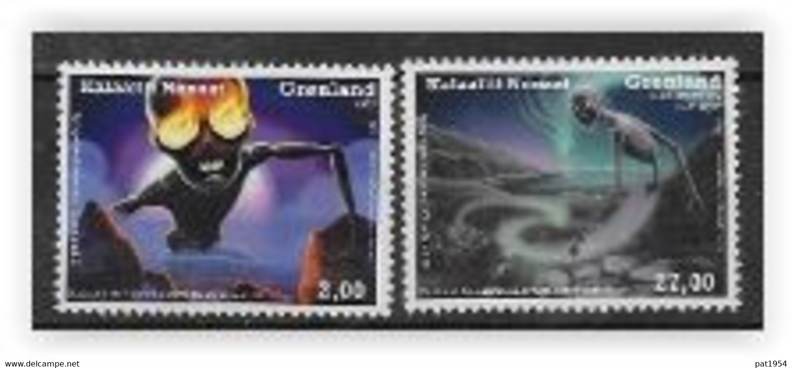 Groënland 2022, Série Neuve, Fantomes - Unused Stamps