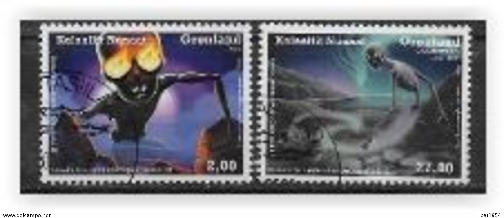 Groënland 2022, Série Oblitérée, Fantomes - Used Stamps