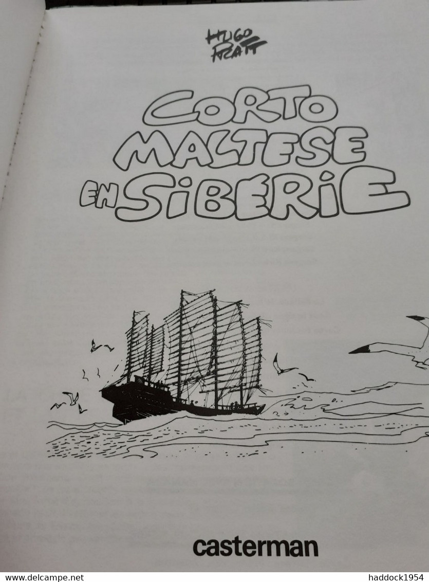CORTO MALTESE EN Siberie CORTO MALTESE HUGO PRATT Casterman 1987 - Corto Maltese