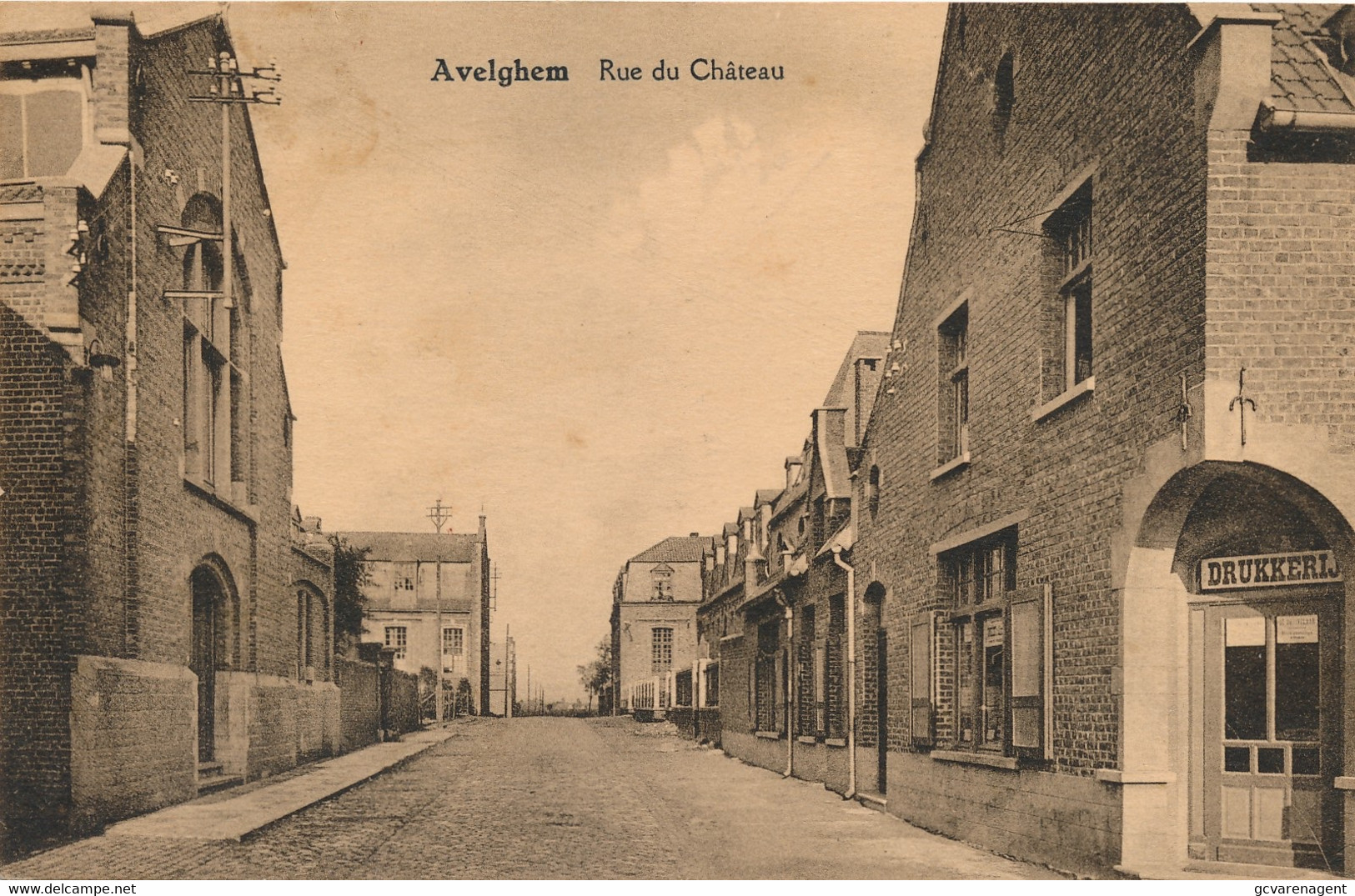 AVELGEM    RUE DU CHATEAU          2 SCANS - Avelgem