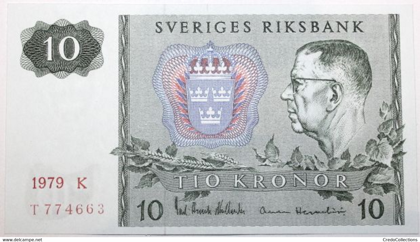 Suède - 10 Kronor - 1979 - PICK 52d.3 - NEUF - Svezia