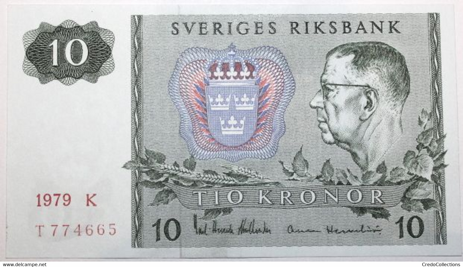 Suède - 10 Kronor - 1979 - PICK 52d.3 - NEUF - Svezia