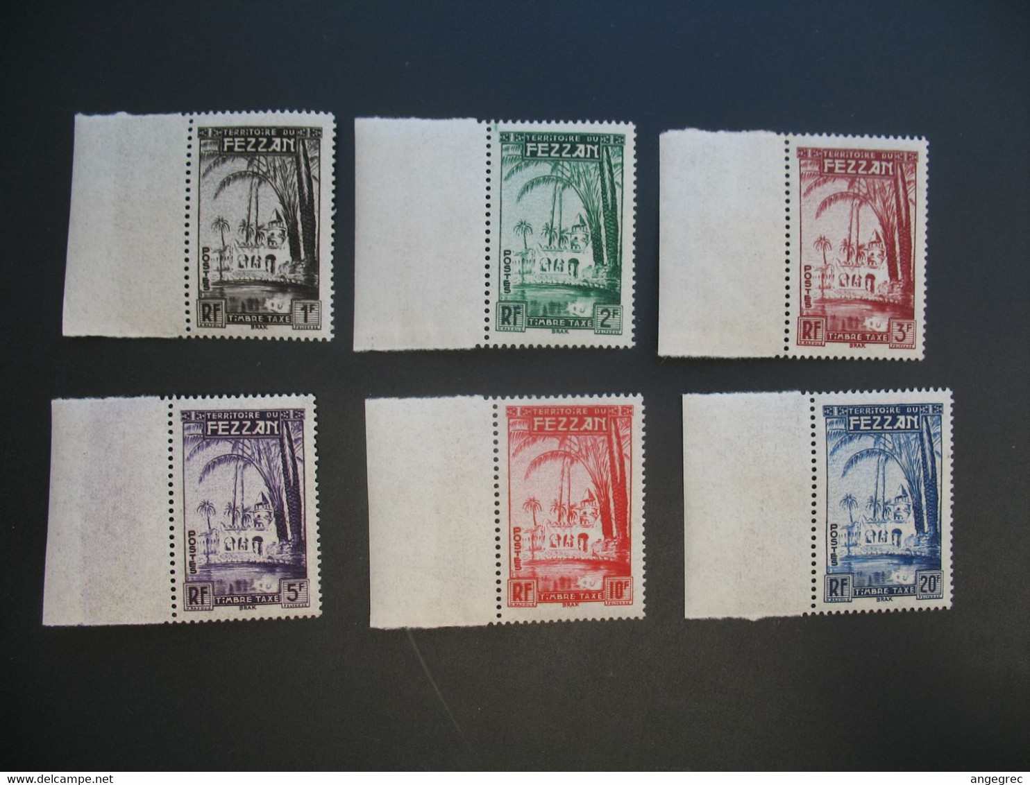 Fezzan 1950  Stamps French Colonies N° 6 à 11  Neuf **  C: 20 €  à Voir - Ungebraucht