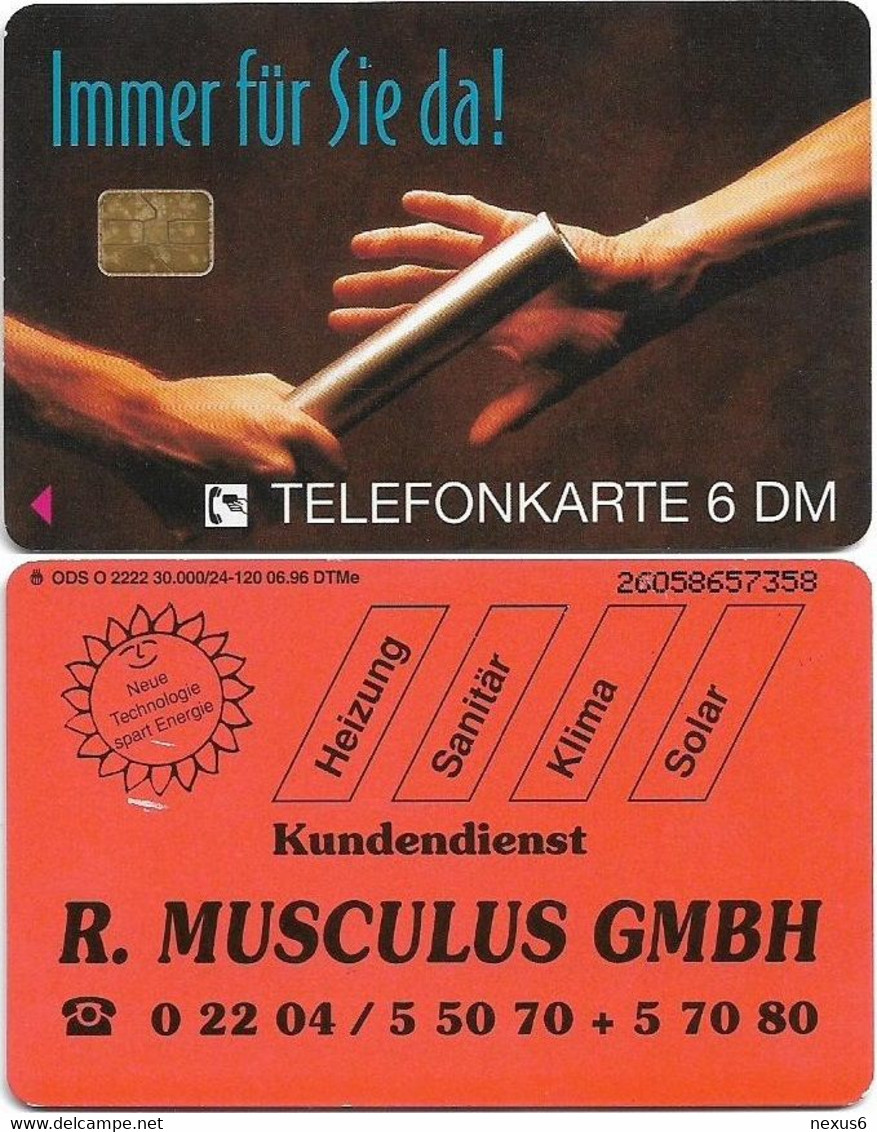 Germany - O 2222/024 - Immer Für Sie Da - R. Musculus Gmbh (MiniMedia Card), 06.1996, 6DM, 120ex, Used - Other & Unclassified