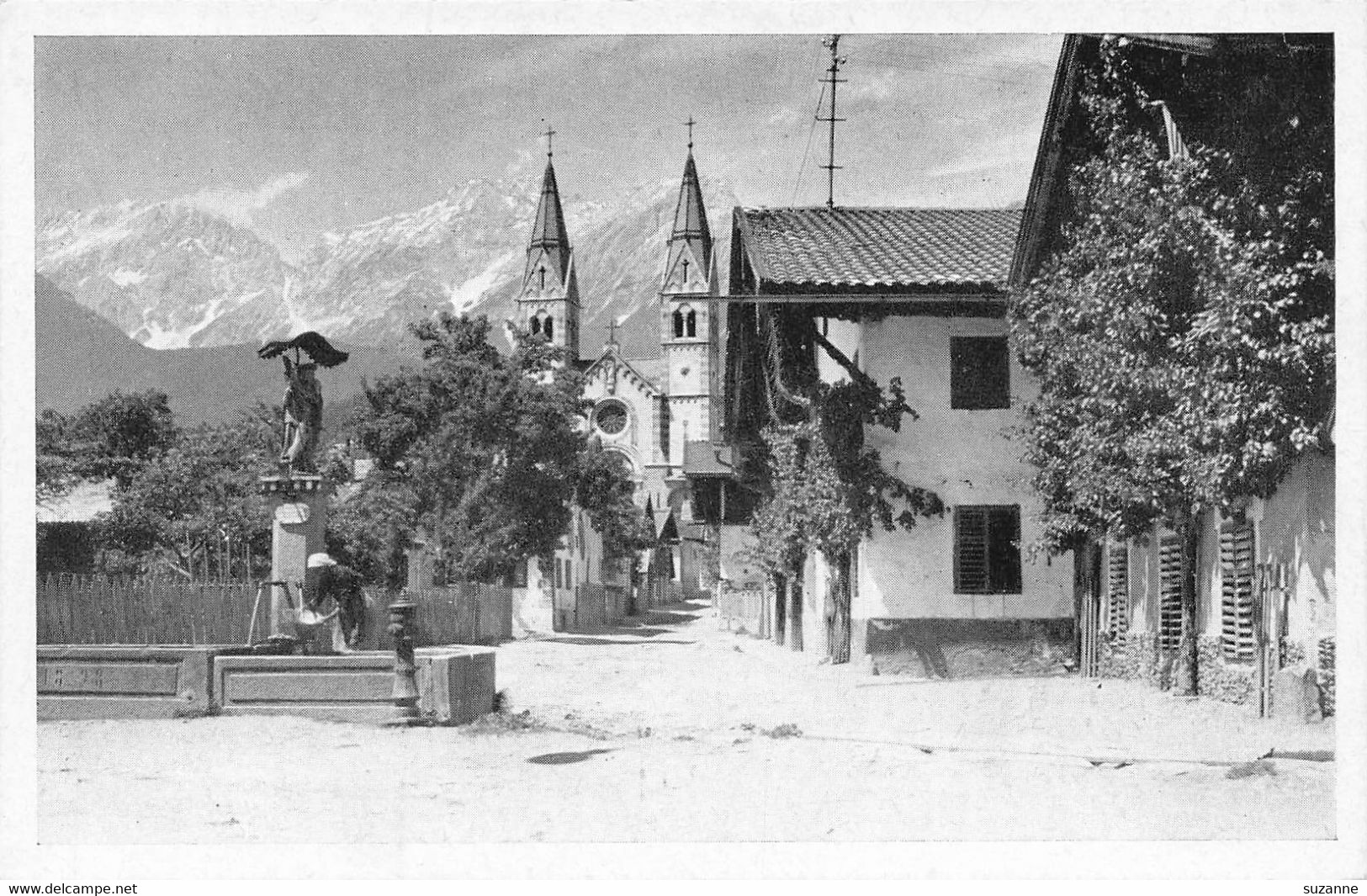 TELFS - Fontaine Du Village - K.G. Helif & Co 1945 - Telfs