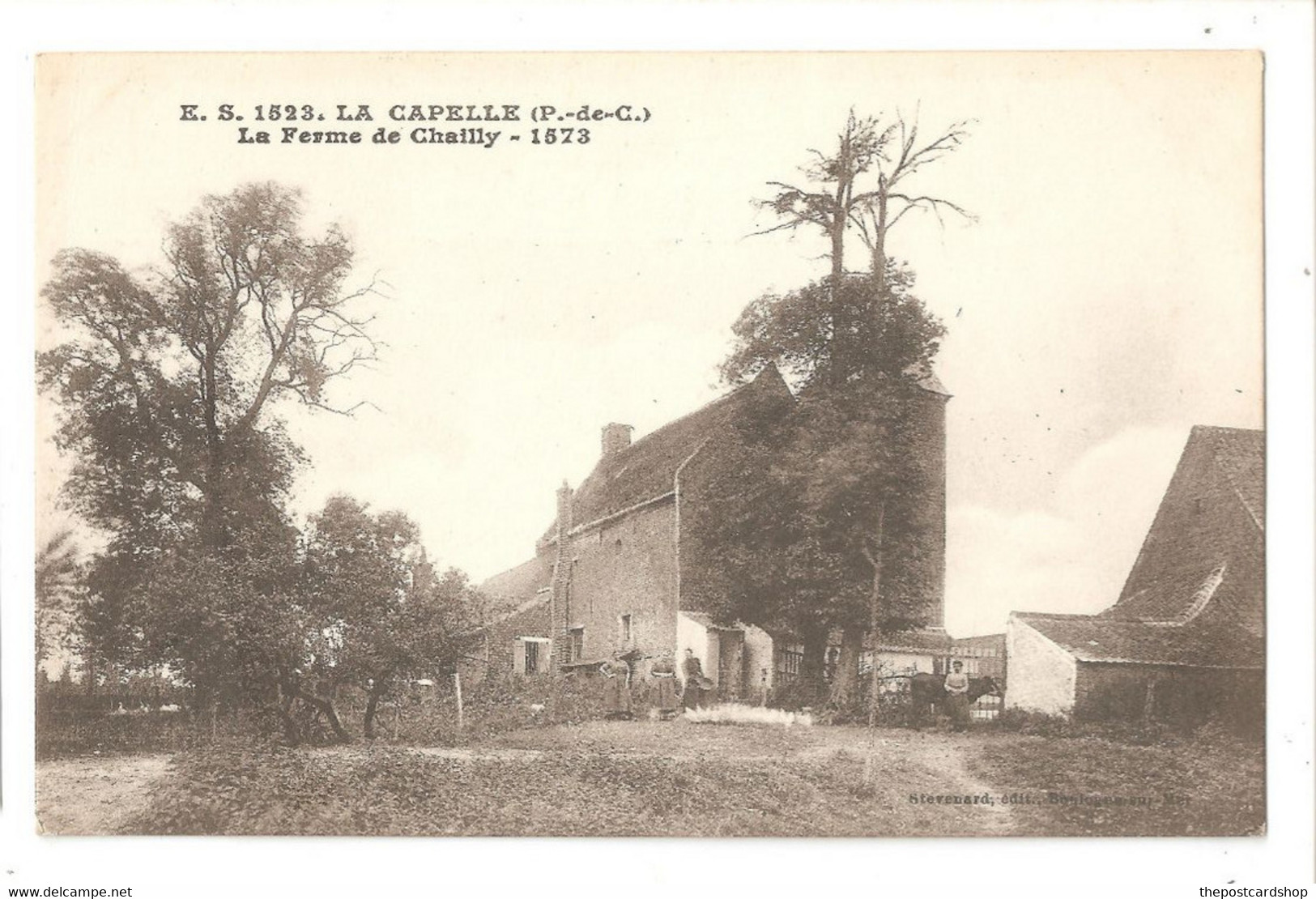 ENVIRONS DE BOULOGNE SUR MER - LA FERME CHAILLY -1573 - LA CAPELLE LES BOULOGNE Unused - Autres & Non Classés