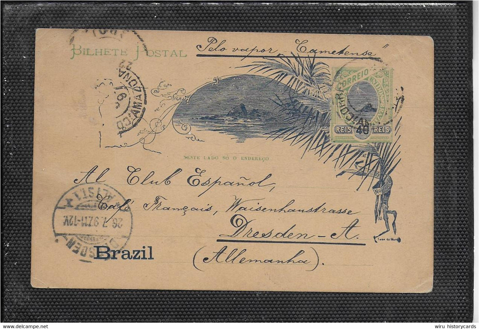 AK 0907  Bilhete Postal Brazil Um 1897 - Brasilia