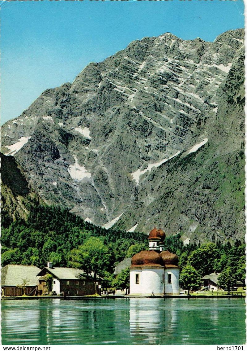 Germany / St. Bartholomä Am Königssee # Ansichtskarte Echt Gelaufen / View Card Used (X1384) - Hirschau