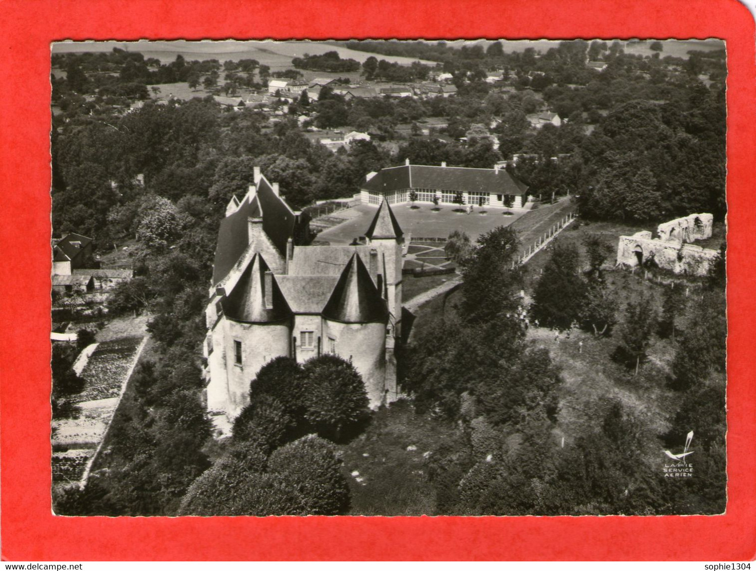 En Avion Au-dessus De ....LUCHEUX - Le Châteaux Féodal.......1965 - - Lucheux