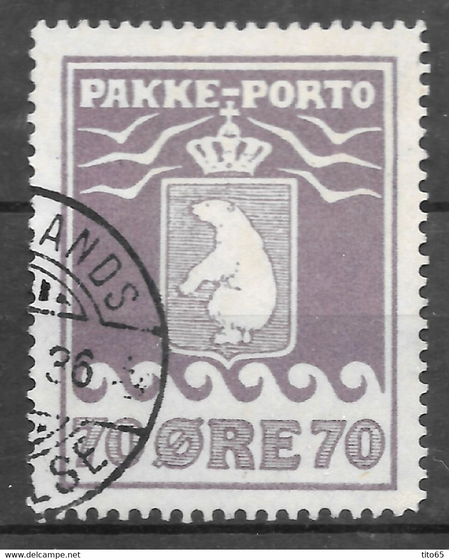 AFA 10  1930   Greenland    Used        Cat. Val. $200   Perfectly Centered - Paketmarken