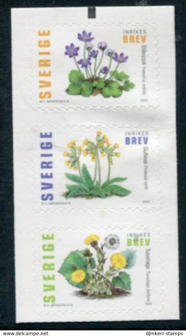 SWEDEN 2003 Spring Flowers MNH / **.  Michel 2350-52 - Unused Stamps