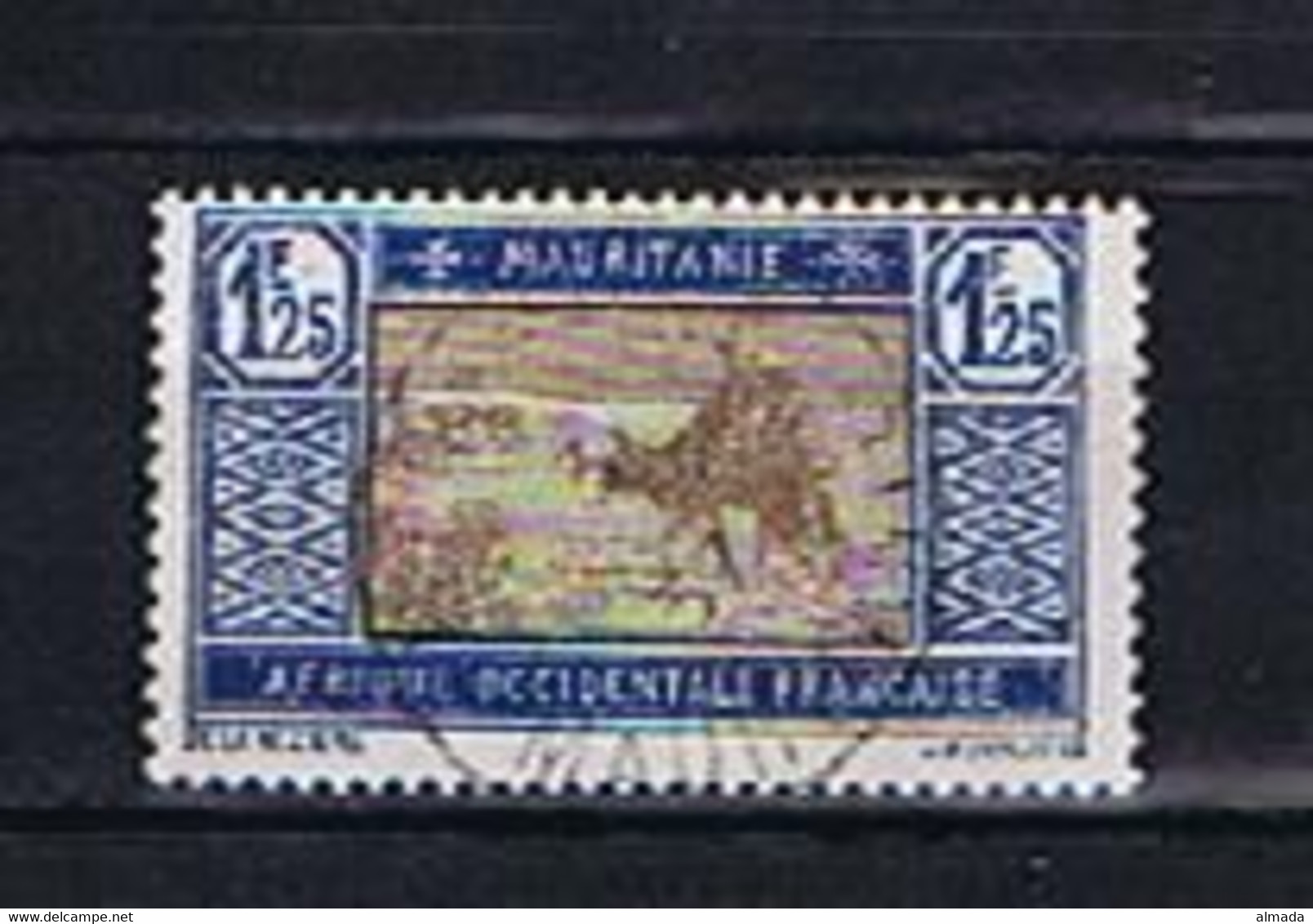 Mauritanie, Mauretanien 1933: Michel # 61 Used, Gestempelt - Used Stamps