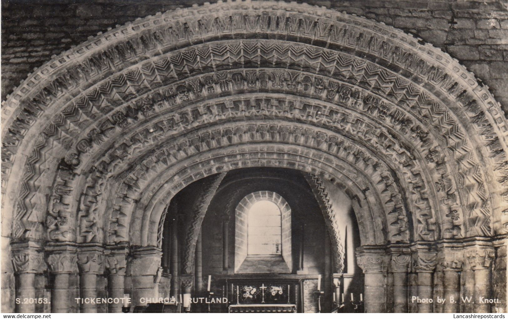 Postcard  Tickencote Church Near Stamford Rutland RP By Derwent My Ref B14613 - Rutland