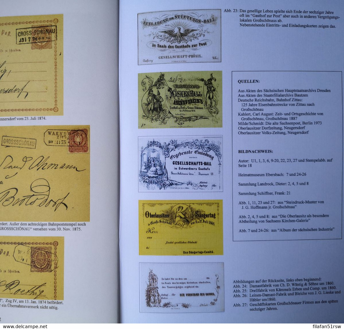 Die Post In Großschönau, Von Ihren Anfängen Bis Zur Gründung Des Deutschen Reiches - Filatelia E Storia Postale