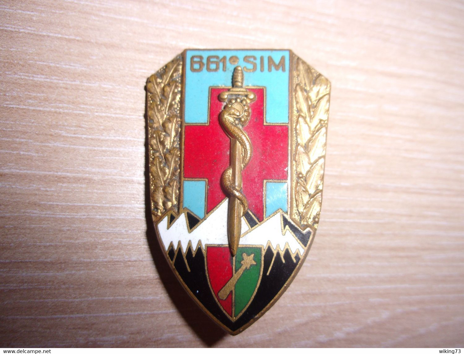 Insigne 661° Section D’infirmiers Militaires - Service De Santé - 1e Armée - SSA - Medicina