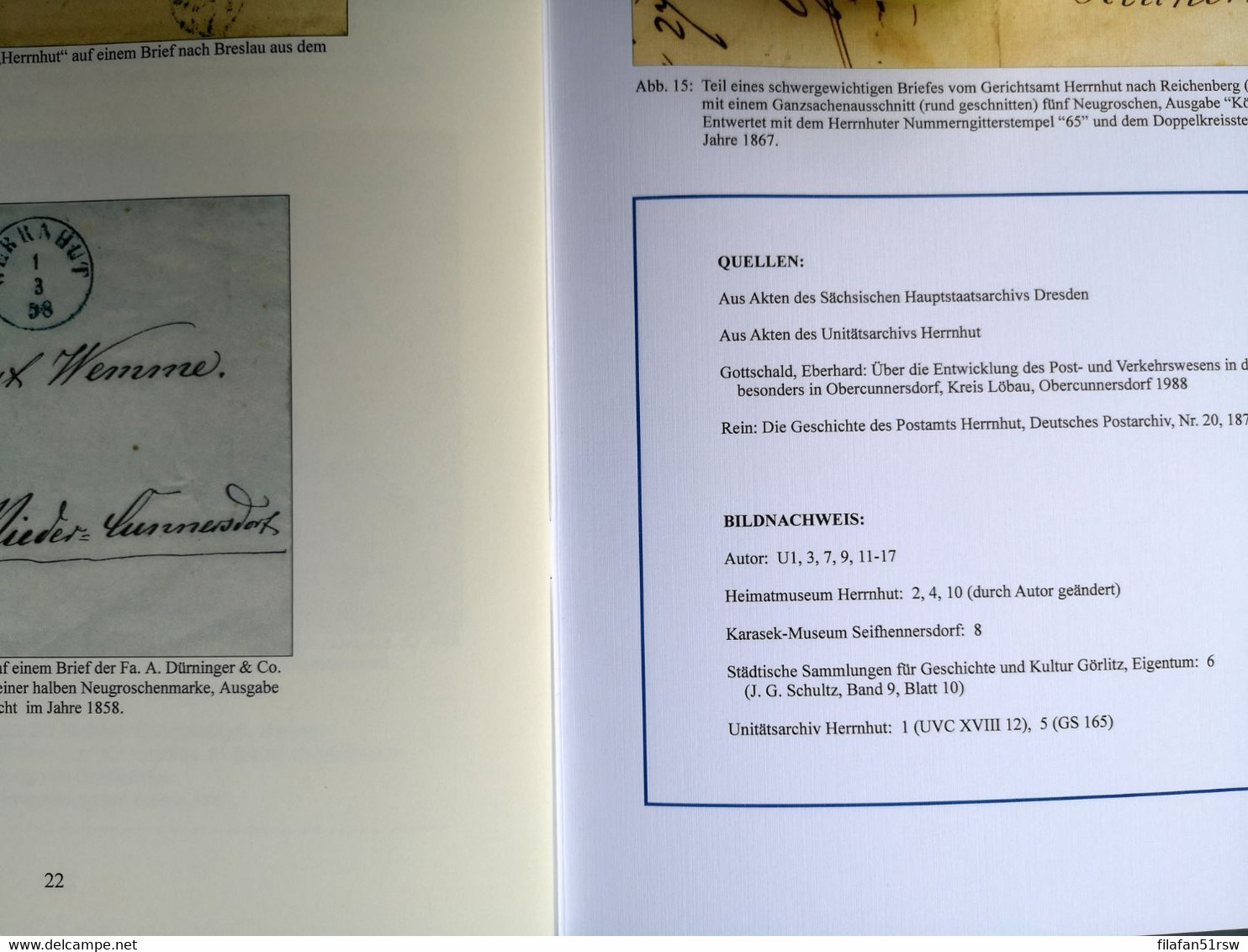 Die Post In Herrnhut, Von Ihren Anfängen Bis Zum Ende Der Königlich Sächsischen Postverwaltung Im Jahre 1867, 2. Auflage - Filatelia E Historia De Correos