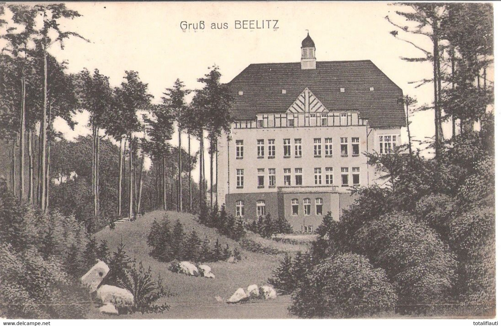 Gruß Aus BEELITZ HEILSTÄTTE Mark Brandenburg 7.11.197 Als Feldpost Gelaufen Nach Tiegenhof - Beelitz