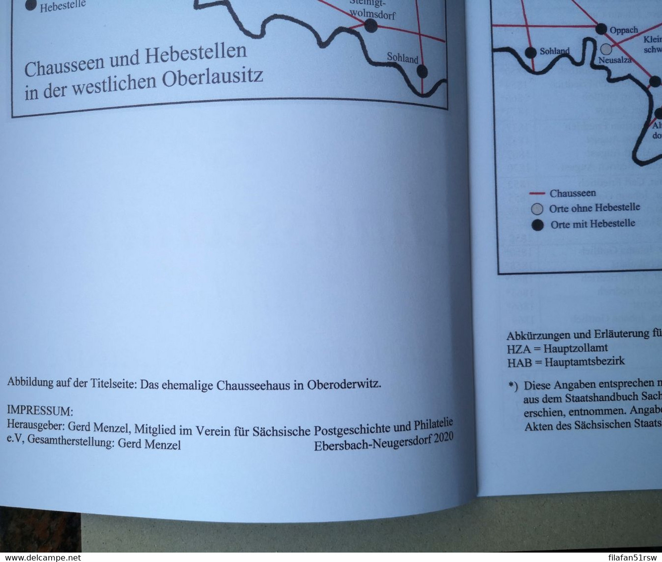 Chausseehäuser In Der Sächsischen Oberlausitz Und Deren Briefstempel Bis 1900 - Filatelia E Historia De Correos