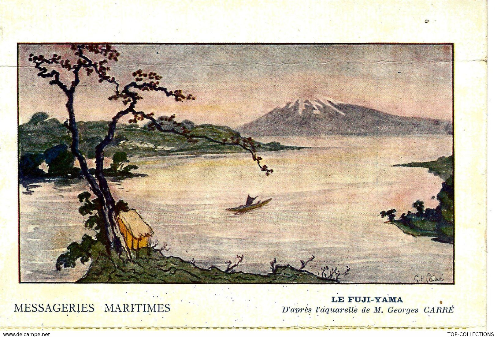 1924 MENU MESSAGERIES MARITIMES PAQUEBOT "CHAMBORD" B.E. VOIR SCANS - Menu