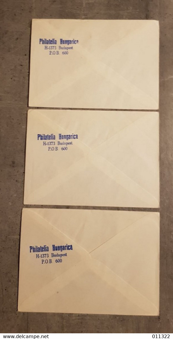 HUNGARY 3  COVERS IMPRIME CIRCULED SEND TO GERMANY - Briefe U. Dokumente