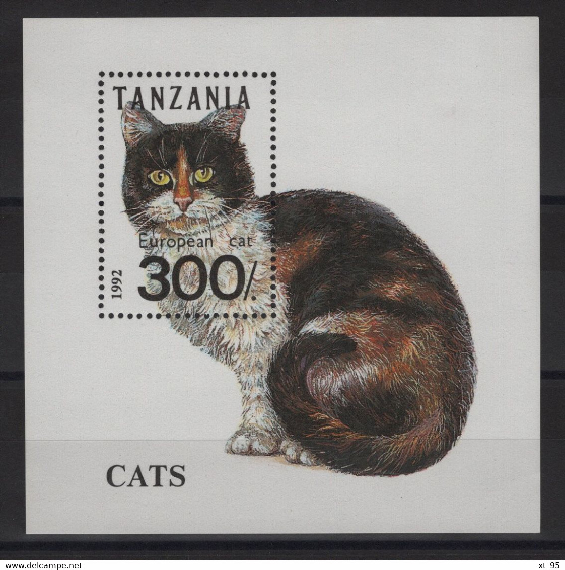 Tanzanie - BF N°205 - Faune - Chat - Cote 3.25€ - ** Neufs Sans Charniere - Tansania (1964-...)