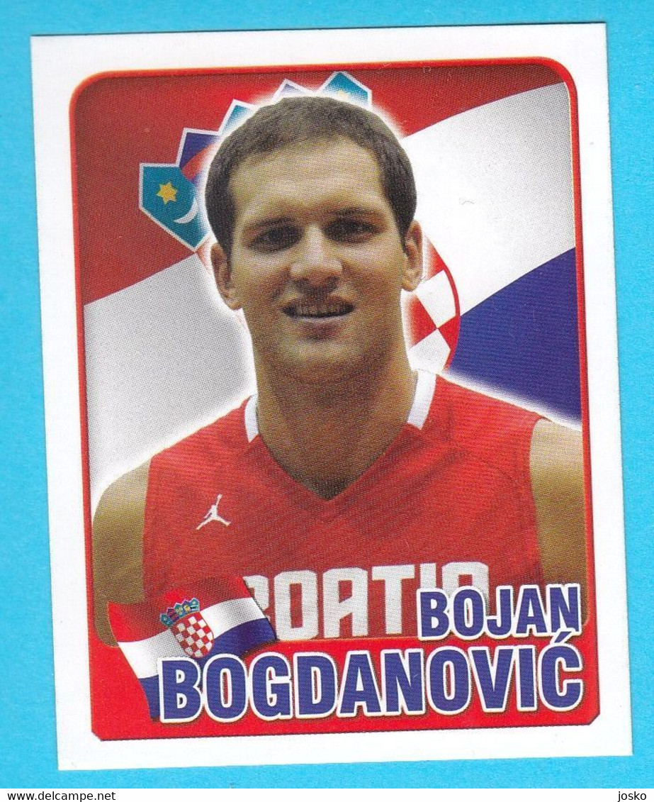 BOJAN BOGDANOVIC - Croatian Basketball ROOKIE Card Sticker 2015 * Utah Jazz Brooklyn Nets Indiana Pacers - 2000-Now