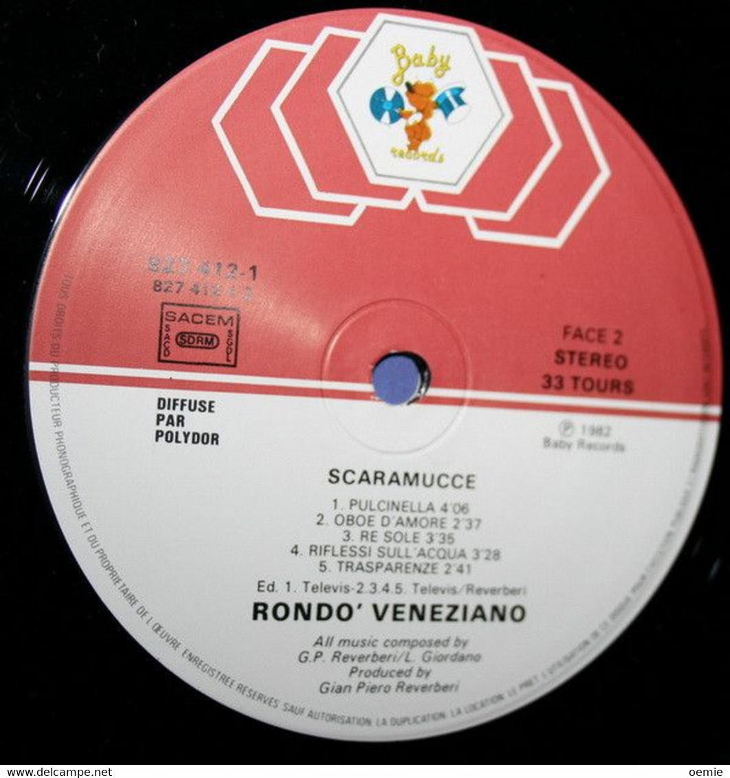 RONDO VENEZIANO   ° SCARAMUCCE - Sonstige - Italienische Musik