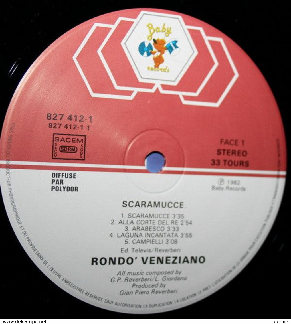 RONDO VENEZIANO   ° SCARAMUCCE - Other - Italian Music