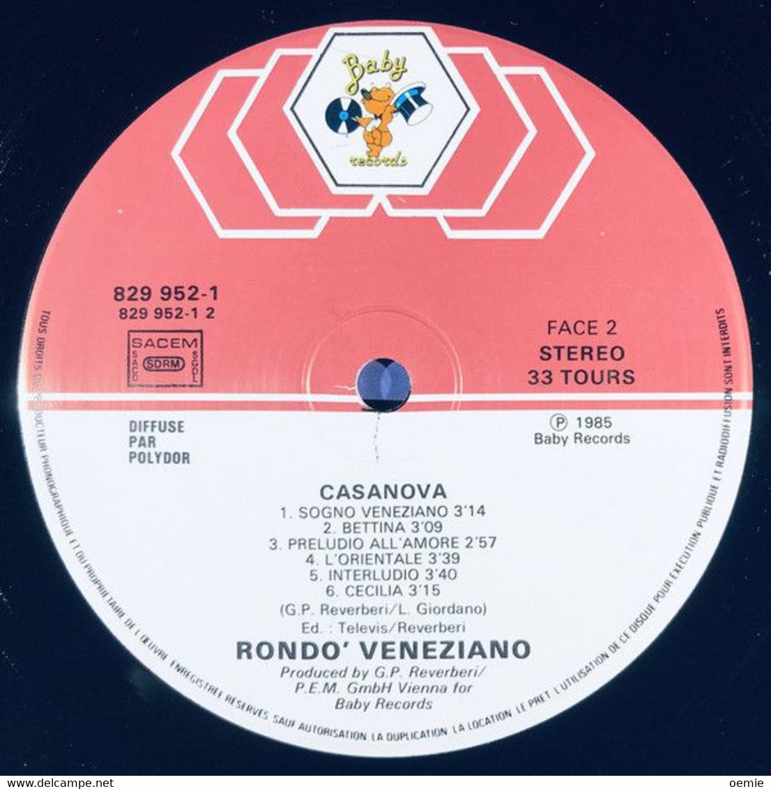 RONDO VENEZIANO   °  CASANOVA - Other - Italian Music