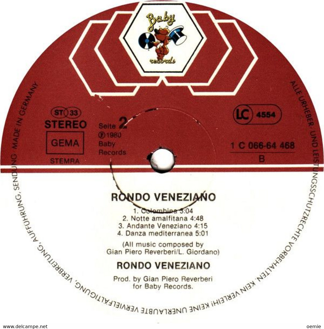 RONDO VENEZIANO - Other - Italian Music