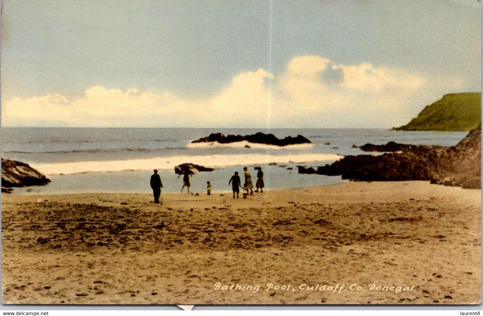 (1 G 25) Ireland - Co Donegal - Culdaff Bathing Pool) - Posted To Australia - Donegal