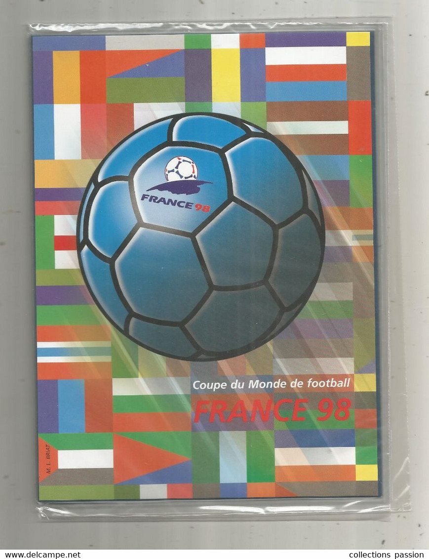 L'intégrale Des Timbres De La XVI E Coupe Du Monde De FOOTBALL 1998 , Neuf , Sous Emballage D'origine , Frais Fr 1.95 € - 1998 – Frankreich