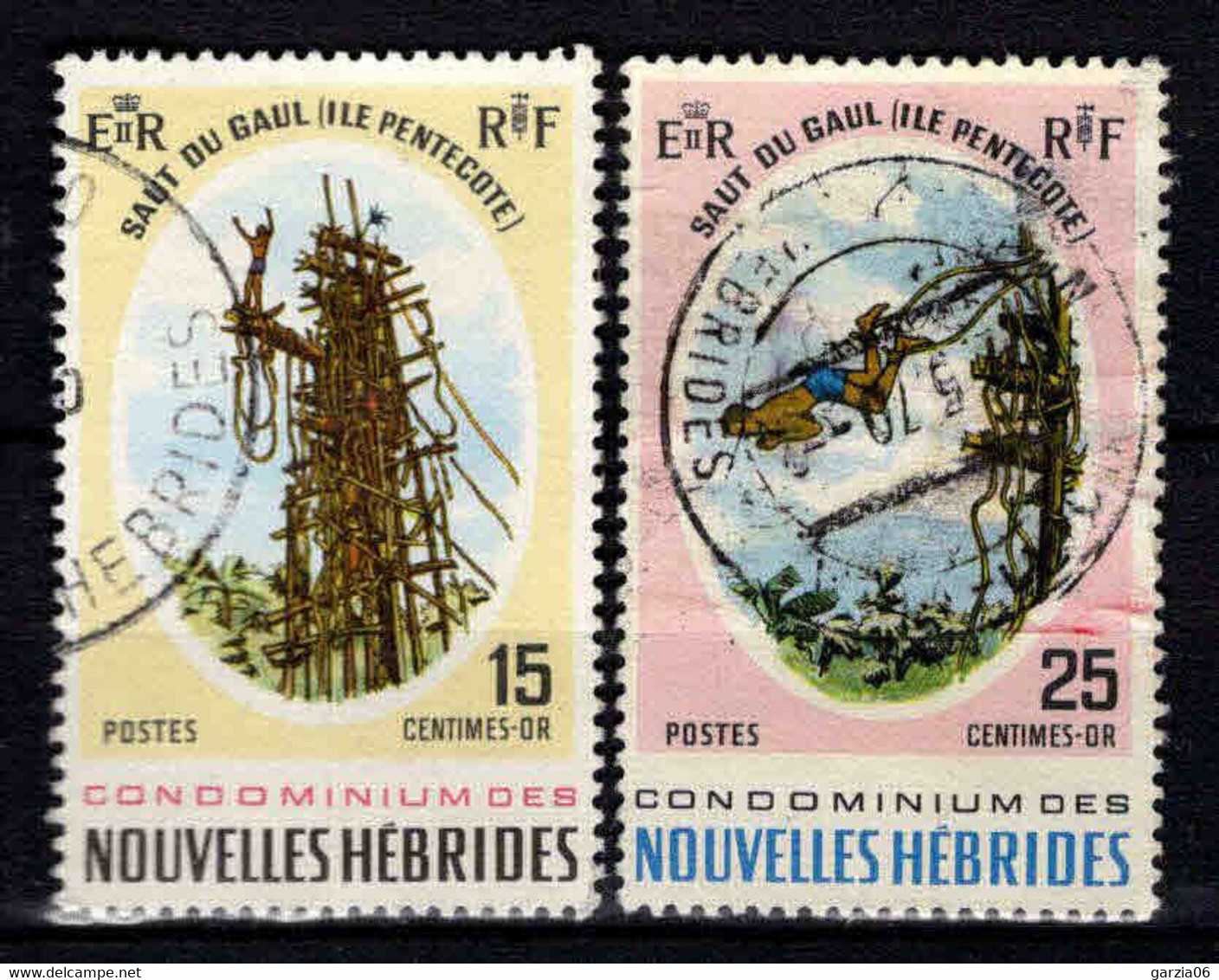 Nouvelles Hébrides - 1969  - Saut Du Gaul  -  N° 286/287  -  Oblit - Used - Oblitérés