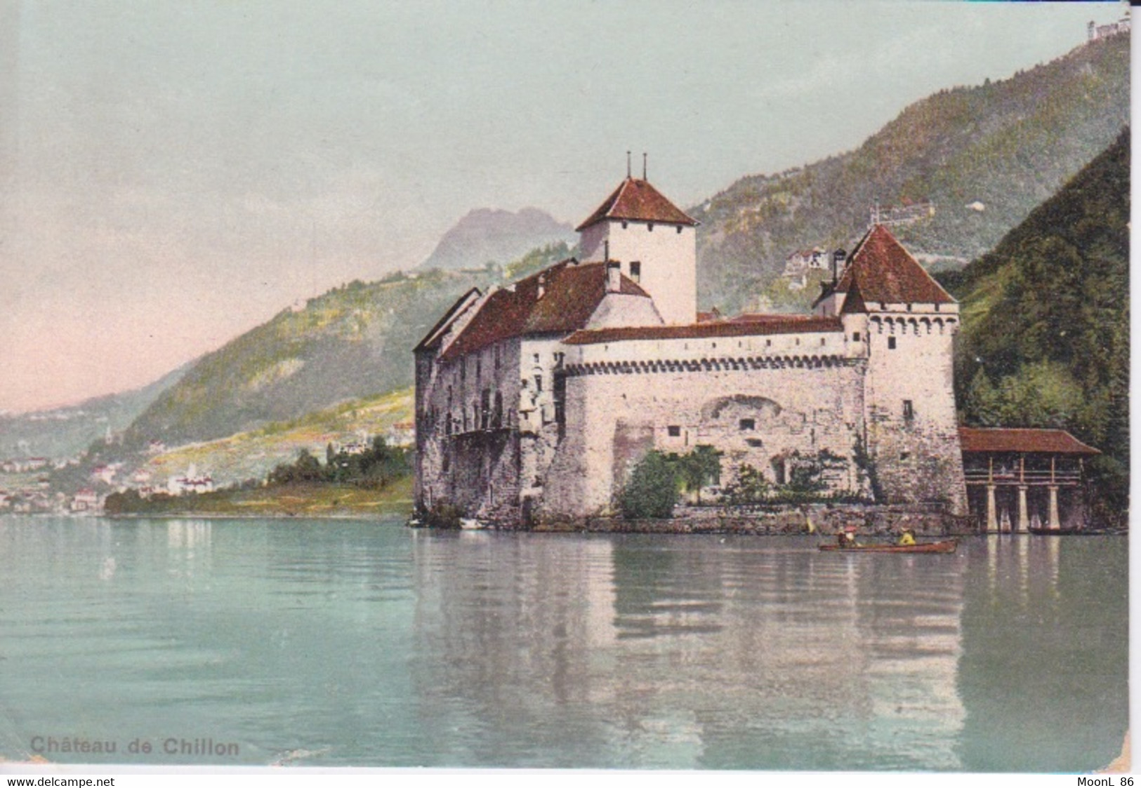 SUISSE -  VEYTAUX - CHATEAU DE CHILLON - PETIT FORMAT DECOUPE ? - Veytaux