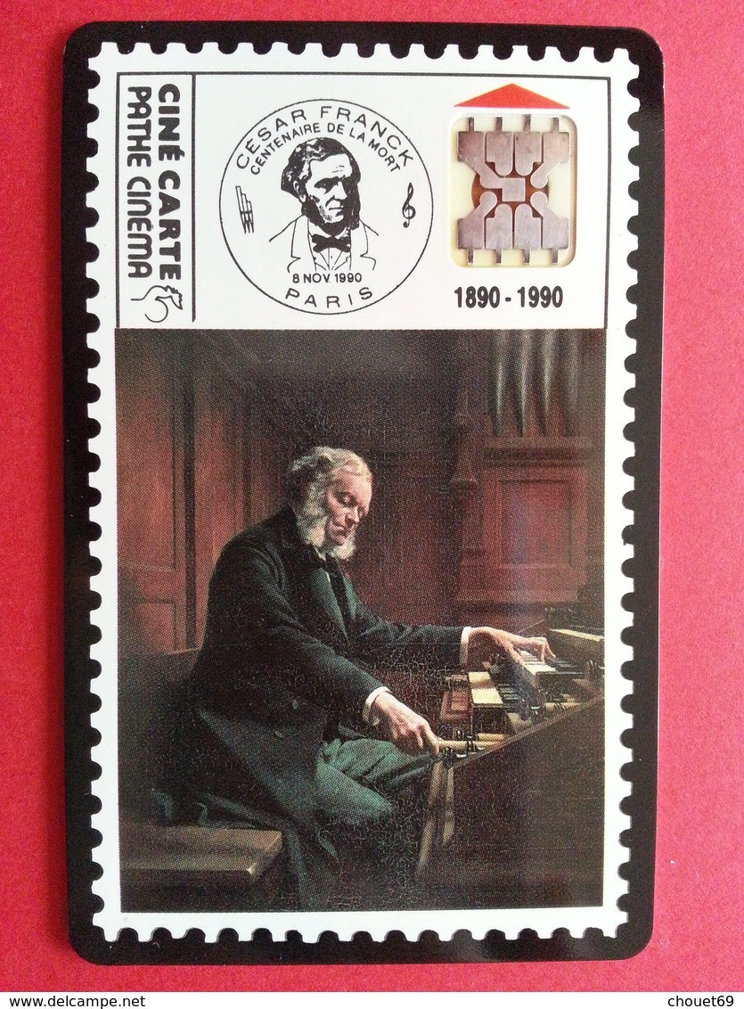 CINECARTE PATHE César Franck Compositeur Organiste 511 Exemplaires Musique (B40417 - Cinécartes