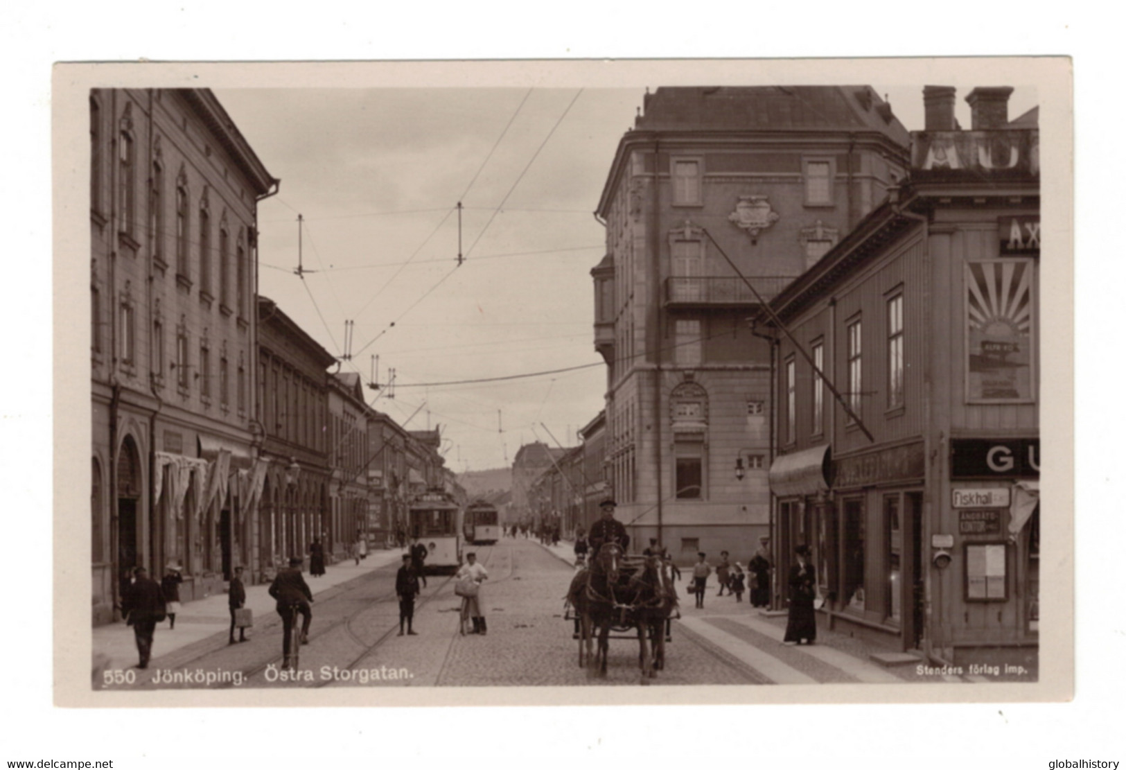 DG2900 - JÖNKÖPING - ÖSTRA STORGATAN - TRAM & TROLLEY - Suecia